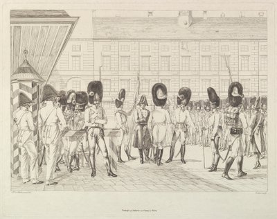 Østerrikske grenaderer, tidlig på 1800-tallet. av Johann Christian Erhard