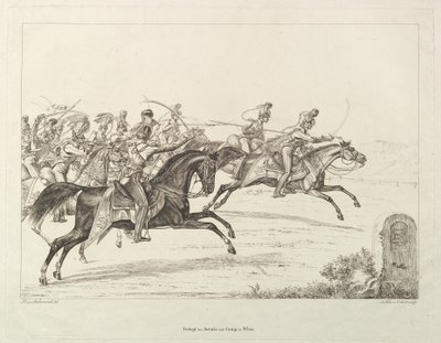 Østerrikske Lancers, tidlig på 1800-tallet. av Johann Christian Erhard