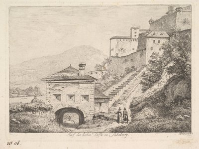 Høytiden i Salzburg, 1819. av Johann Christian Erhard