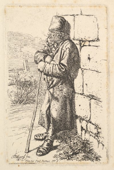 Tobakksrøykeren, 1817. av Johann Christian Erhard
