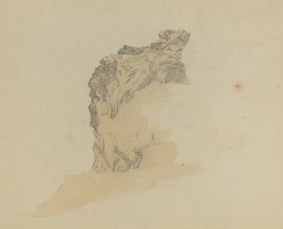 Studie av klipper av Johann Christian Heerdt