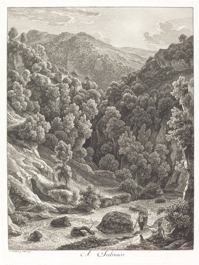 A Subiaco (nær Subiaco) av Johann Christian Reinhart