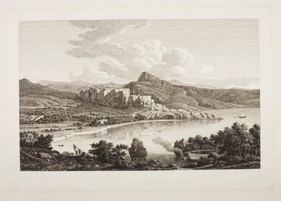 Utsikt over ruinene av Karthaea på øya Keos av Johann Christian Reinhart