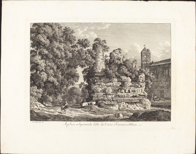 Grav ofte kjent som Orazi- og Curiazi-graven i Albano av Johann Christian Reinhart