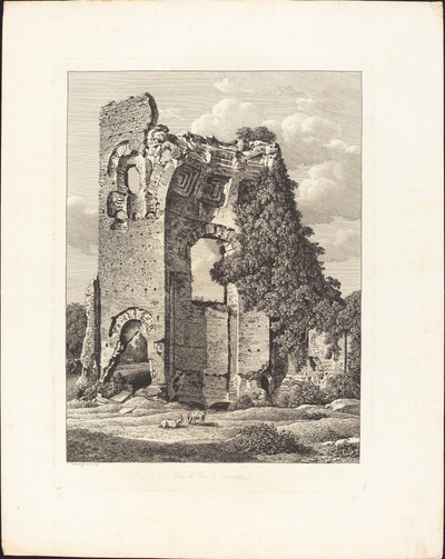 Nær Circus of Caracalla av Johann Christian Reinhart
