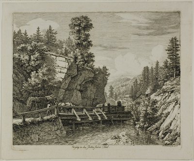 Inngang til Guttensteiner-dalen av Johann Christoph Erhard