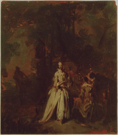 Samfunn i hagen av Johann Conrad Seekatz