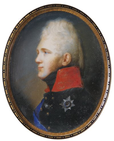 Portrett av keiser Alexander I 1777-1825, 1805 av Johann Dominik Bossi