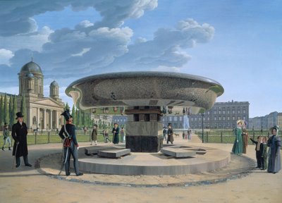 Granittfatet i Berlin Lustgarten, 1831 av Johann Erdmann Hummel