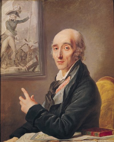Portrett av marskalk Pierre Francois Charles Augereau (1757-1816) av Johann Ernst Heinsius