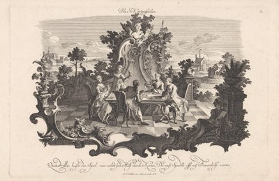 kortspill The Karten Games (tittel på objekt) Sosial underholdning (serietittel) av Johann Esaias Nilson
