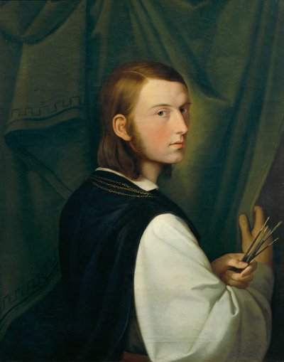 selvportrett av Johann Evangelist Scheffer von Leonhardshoff