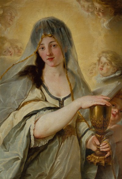 An Allegory of Faith (olje på lerret) av Johann Friedrich August Tischbein