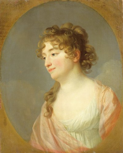 Krigsråd Wilhelmine Schmidt, ca.1800 av Johann Friedrich August Tischbein