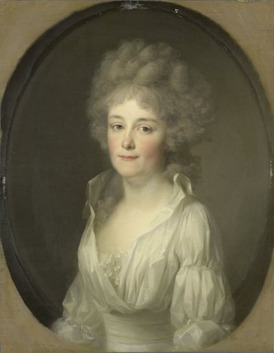 Portrett av Johanna Ferdinanda van Collen, kone til Salomon Rendorp av Johann Friedrich August Tischbein