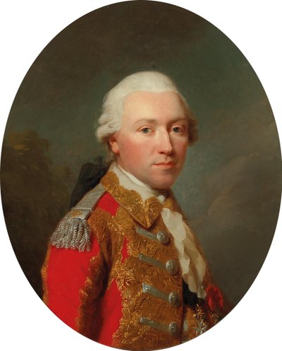 Portrett av Louis-Francois, markis av Chambray 1737-1807, 1776. av Johann Friedrich August Tischbein