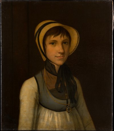 Portrett av Marie Barbara Lauck av Johann Friedrich August Tischbein
