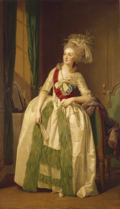 Portrett av prinsesse Natalya Vladimirovna Saltykova, 1780-tallet av Johann Friedrich August Tischbein