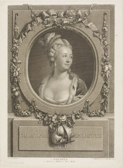Christiane Henrietta Koch av Johann Friedrich Bause