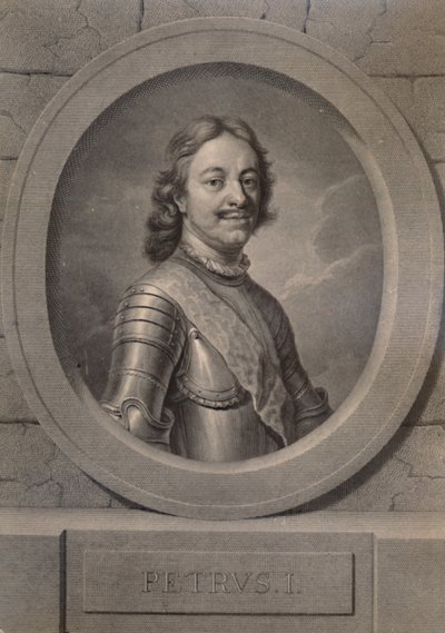 Peter den store, tsar av Russland, 1700-tallet 1894 av Johann Friedrich Bause