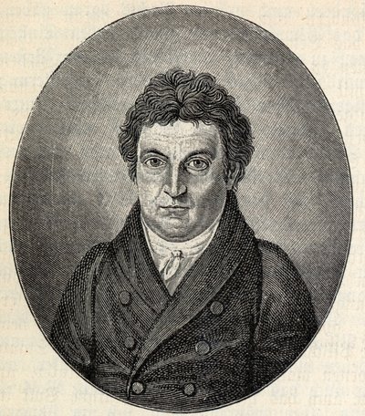 Portrett av Johann Gottlieb Fichte 1762-1814. av Johann Friedrich Jügel