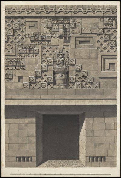 En samling av Waldecks originale kunstverk fra Mesoamerica, boks 17 av 22 av Johann Friedrich Maximilian von Waldeck
