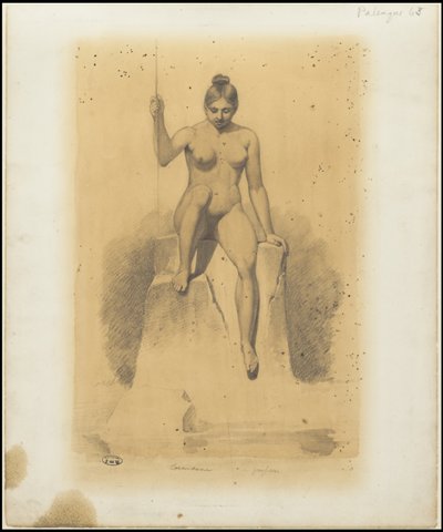 En samling av Waldecks originale kunstverk fra Mesoamerica, boks 1 av 22 av Johann Friedrich Maximilian von Waldeck