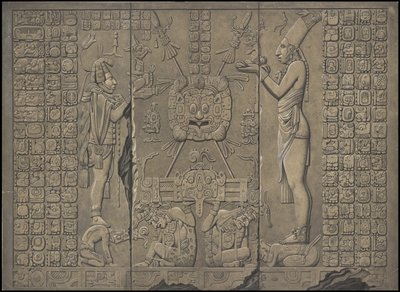 En samling av Waldecks originale kunstverk fra Mesoamerica, boks 20 av 22 av Johann Friedrich Maximilian von Waldeck