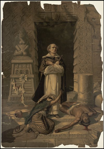 En samling av Waldecks originale kunstverk fra Mesoamerica, boks 22 av 22 av Johann Friedrich Maximilian von Waldeck