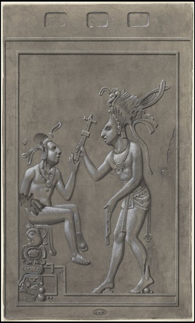 En samling av Waldecks originale kunstverk fra Mesoamerica, boks 2 av 22 av Johann Friedrich Maximilian von Waldeck