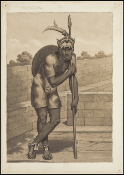 En samling av Waldecks originale kunstverk fra Mesoamerica, boks 3 av 22 av Johann Friedrich Maximilian von Waldeck