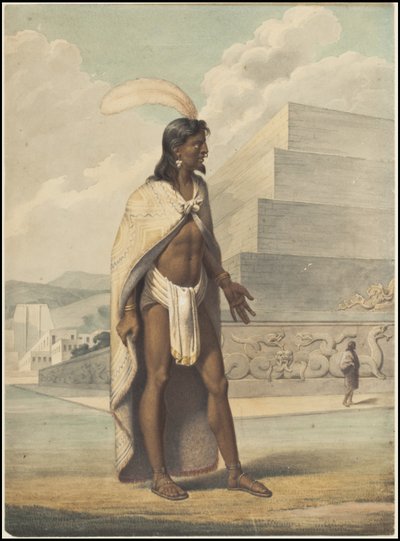 En samling av Waldecks originale kunstverk fra Mesoamerica, boks 3 av 22 av Johann Friedrich Maximilian von Waldeck