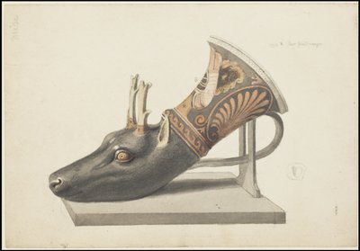 En samling av Waldecks originale kunstverk fra Mesoamerica, boks 4 av 22 av Johann Friedrich Maximilian von Waldeck