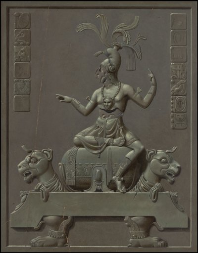 En samling av Waldecks originale kunstverk fra Mesoamerica, boks 7 av 22 av Johann Friedrich Maximilian von Waldeck