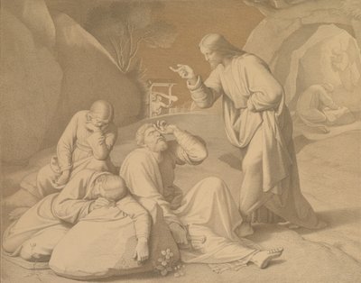 Kristus i Getsemane hage, 1848. av Johann Friedrich Overbeck