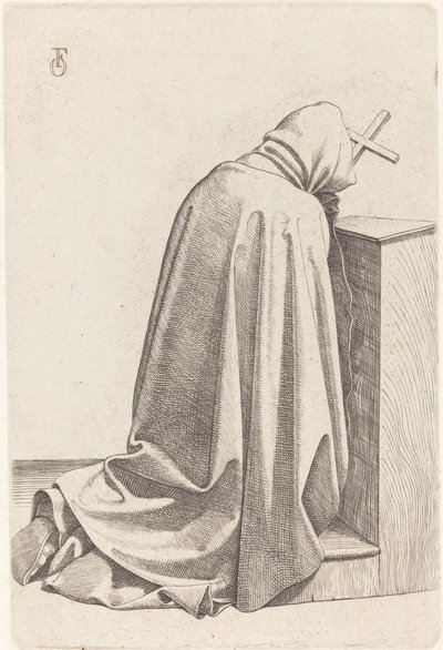 Bedende munk av Johann Friedrich Overbeck
