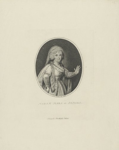 Gertrud Elisabeth Mara, født Schmeling 1749-1833 som Armida, 1801. av Johann Friedrich Schröter