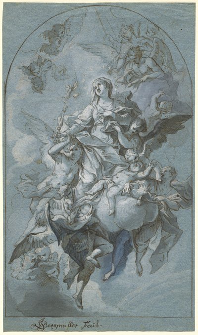 Den ulastelige unnfangelsen av Johann Georg Bergmuller