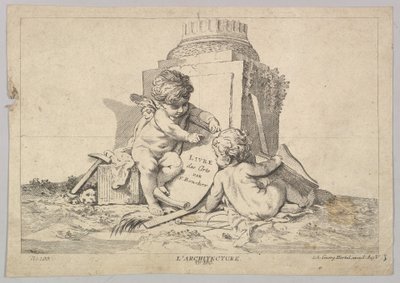 Arkitektur, 1700-tallet. av Johann Georg Hertel