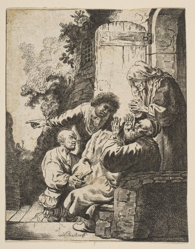 Josephs frakk brakt til Jacob, ca. 1633. av Johann Georg Hertel