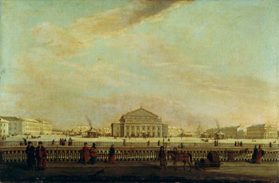 St. Petersburgs keiserlige Bolshoi Kamenny-teater av Johann Georg Mayr