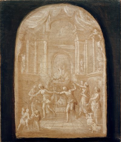 Dans rundt offeralteret av Johann Georg Schütz