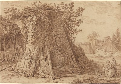En rustikk ovn i Vernon av Johann Georg Wille