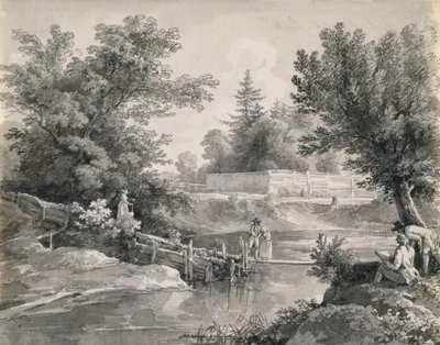 På Hirschanger i den engelske hagen av Johann Georg von Dillis