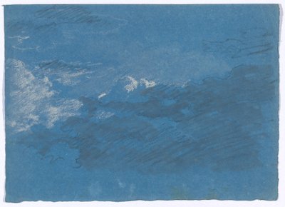 Skystudie av Johann Georg von Dillis