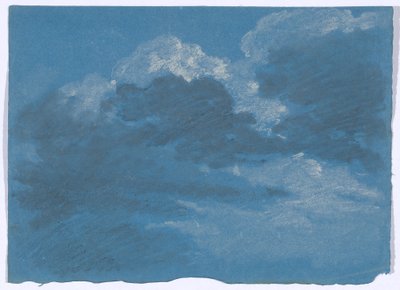 Skystudie av Johann Georg von Dillis