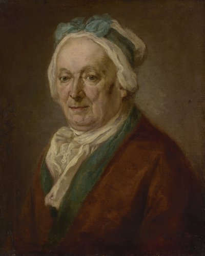 Portrett av en mann med søvnhode av Johann Georg von Edlinger