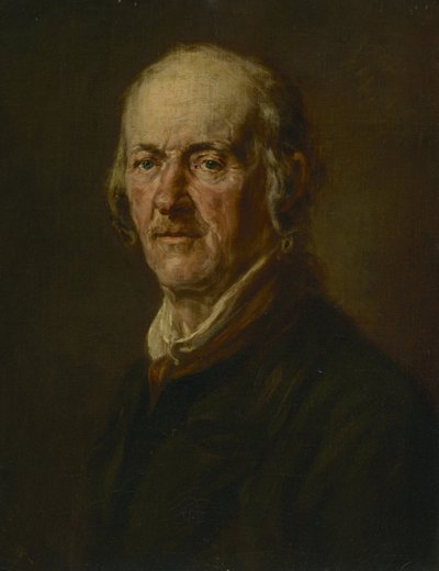 Portrett av en gammel mann av Johann Georg von Edlinger
