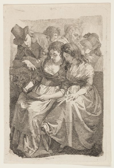 Kunstneren og hans familie av Johann Gottfried Schadow