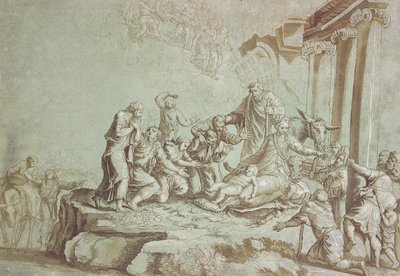 Tilbedelse av hyrdene av Johann Gottlieb Prestel